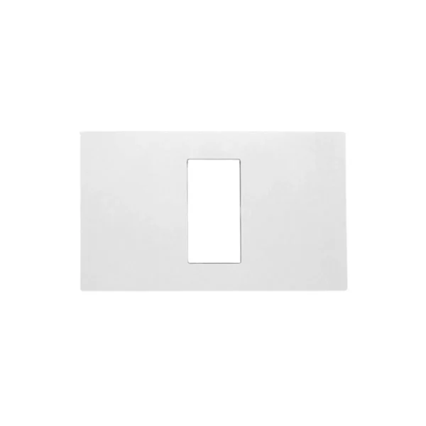 BTicino Cover Plates ฝาครอบ ขนาด 1 ช่อง พร้อมตะแกรง สีขาว รุ่น Nexy | QA4803M1W
