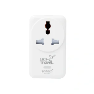 power-supply-0274 Anitech ปลั๊กแปลงขาแบน รุ่น H126UC กําลังไฟสุงสุด 2200วัตต์ สินค้ารับประกัน 1 ปี