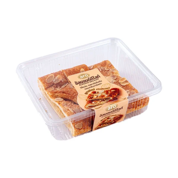 ready-to-eat-0089 เอโร่ โกลด์ อัลมอนด์ดีไลท์ 80 ก. 3 ชิ้น