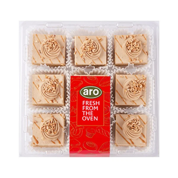 ready-to-eat-0097 เอโร่ โกลด์ มินิเค้กครีมกาแฟ 20 ก. 9 ชิ้น