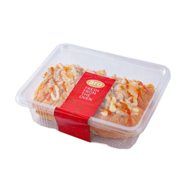 ready-to-eat-0129 เอโร่ ขนมปังแพหวานแฮมหมูหยองน้ําสลัด 250 ก.
