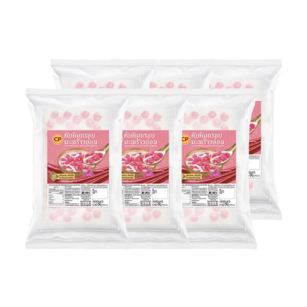 ready-to-eat-0133 ซีพี ทับทิมกรอบมะพร้าวอ่อน 640 ก. (160 ก. x 4 ถุง) x 6