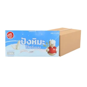 Minhuaขนมปังหิมะ ขนมปังสอดไส้ครีม หลายรสชาติ รวมรส คละรส ชิ้นใหญ่ ยกลัง (1 ลัง มี 12กล่อง/144ชิ้น) รสนม ยกลัง