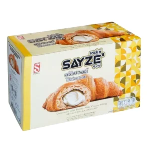 ready-to-eat-0151 SAYZE' ครัวซองต์ ครีมนมเนย น้ําหนัก 35 กรัม ต่อชิ้น 12 ชิ้น