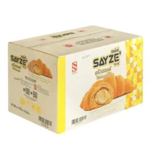 ready-to-eat-0152 SAYZE' ครัวซองต์ ครีมนมเนย น้ําหนัก 35 กรัม ต่อชิ้น ยกลัง 12 กล่อง
