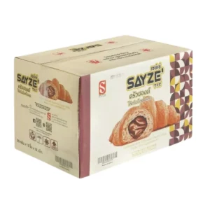 ready-to-eat-0154 SAYZE' ครัวซองต์ ช็อกโกแลต น้ําหนัก 35 กรัม ต่อชิ้น ยกลัง 12 กล่อง