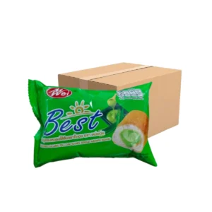 ขนมปังหมอนรสสังขยาใบเตย(ตราเบสท์)น้ําหนัก40 กรัม 1x 12ชิ้น