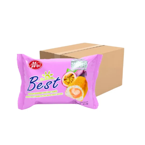 ขนมปังหมอนรสเสาวรส (ตราเบสท์)น้ําหนัก40 กรัม 1x 12ชิ้น