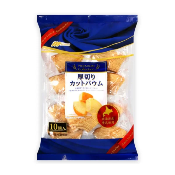เค้กบามคูเฮน เค้กบัม เค้กขอนไม้ รสดั้งเดิม  Baumkuchen Original (Marukin Brand)