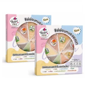 ready-to-eat-0213 เค้กหนองพงนก (เซ็ตคู่) ชิฟฟอนรวมรสยอดนิยม 8 ชิ้น 230 กรัม