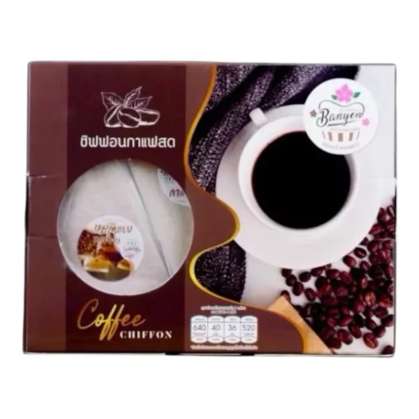 เค้กหนองพงนก ชิฟฟอนกาแฟสด 4 ชิ้น 115 กรัม