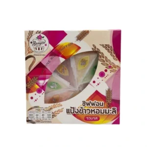 เค้กหนองพงนก ชิฟฟอนแป้งข้าวหอมมะลิรวมรส 8 ชิ้น 230 กรัม