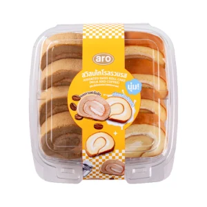 ready-to-eat-0297 เอโร่ สวิสโรลรวมรส 75 ก. x 8