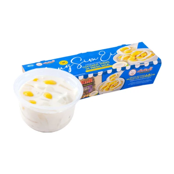 เอโร่ เช็งซิมอี๊ แปะก๊วยมะพร้าวนมสด 195 ก. x 3