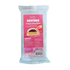ready-to-eat-0316 ไดฟูกุไวท์ช็อคกี้พาย รส สตรอเบอรี่ 80 กรัม