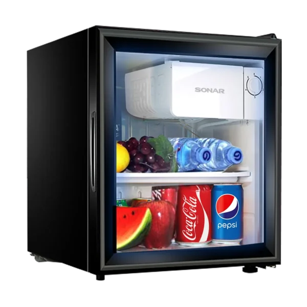 refrigerator-0070 โซน่าร์ ตู้เย็นมินิบาร์หน้ากระจก 50 ลิตร 1.8 คิว รุ่น RS-A50N(G)
