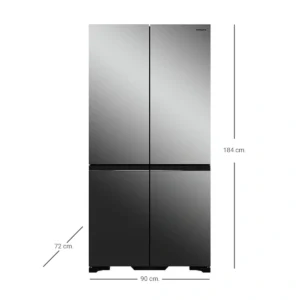 refrigerator-0095 Hitachi ตู้เย็น มัลติดอร์ French Bottom Freezer รุ่น R-WB640VFX MIR 20.1 คิว 569 ลิตร