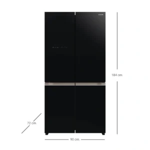 refrigerator-0099 Hitachi ตู้เย็น มัลติดอร์ French Bottom Freezer รุ่น R-WB640VF GBK 20.1 คิว 569 ลิตร