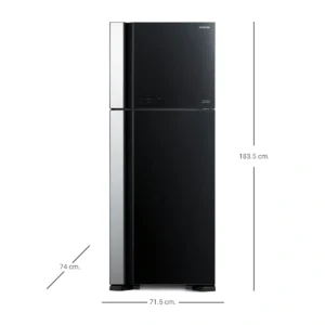 refrigerator-0102 Hitachi ตู้เย็น 2 ประตู รุ่น R-VG450PDX GBK 15.9 คิว 450 ลิตร สีกลาสแบล็ก
