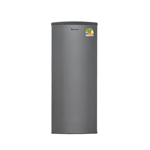 refrigerator-0114 ACONATIC ตู้เย็น 1 ประตูขนาด 6.7Q รุ่น AN-FR1830 สี Gray ดีไซน์สวยงาม แข็งแรงทนทาน (รับประกัน 10 ปี)