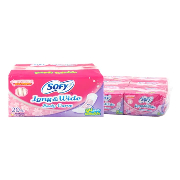 sanitary-pad-0047 โซฟี ลองไวด์ แผ่นอนามัย มีกลิ่นหอม 20 ชิ้น x 6