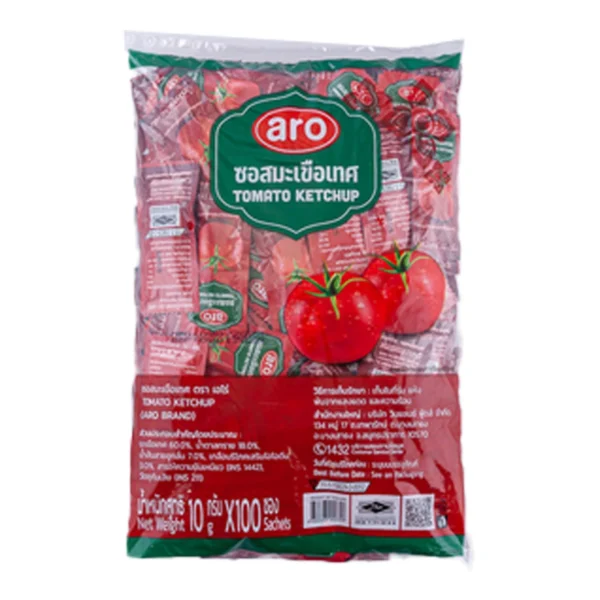 sauce-seasoning-0015 เอโร่ ซอสมะเขือเทศ 10 ก. 100 ซอง