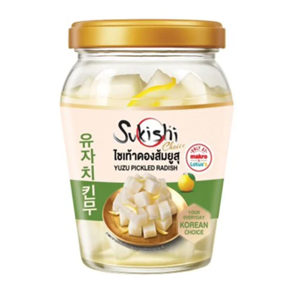 sauce-seasoning-0125 ซูกิชิ ไชเท้าดองส้มยูสุ 500 ก.