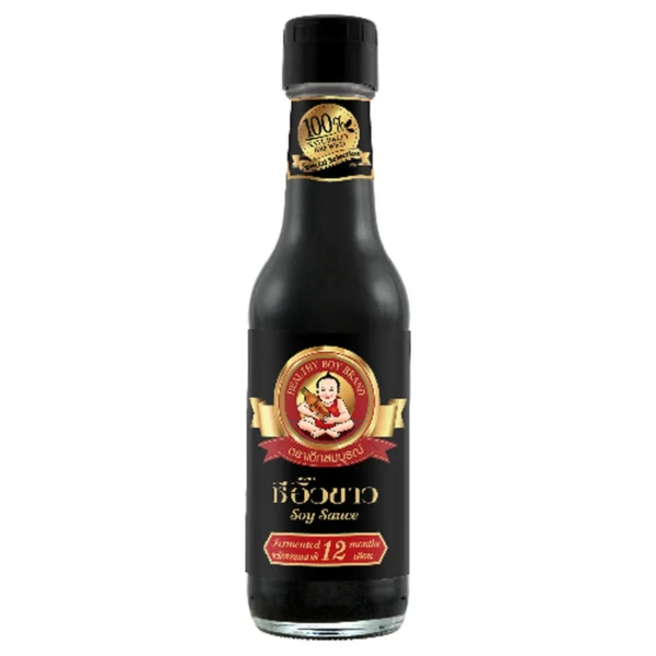 sauce-seasoning-0168 ตราเด็กสมบูรณ์ ซีอิ๊วขาวเด็กทอง 250 มล.