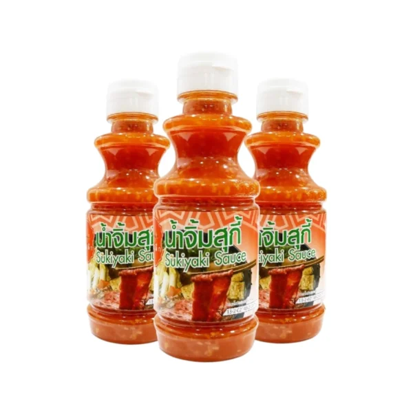 sauce-seasoning-0213 เจ๊เล็ก น้ําจิ้มสุกี้ ขวดพลาสติก ขนาด 240 กรัม แพ็ค 3 ขวด