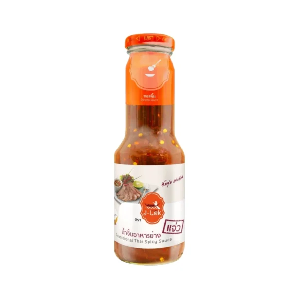 sauce-seasoning-0226 เจ๊เล็ก น้ําจิ้มอาหารย่าง (แจ่ว) ขวดแก้ว ขนาด 360 กรัม