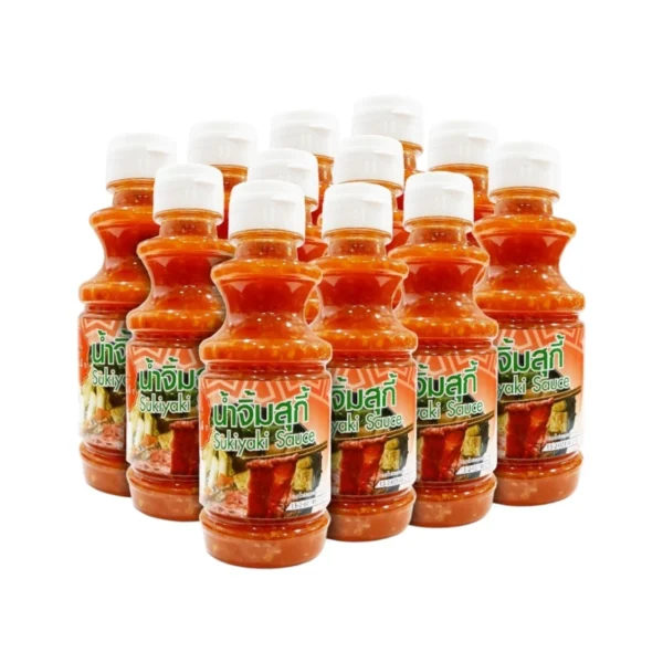 sauce-seasoning-0241 เจ๊เล็ก น้ําจิ้มสุกี้ ขวดพลาสติก ขนาด 240 ก. x 12
