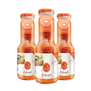 เจ๊เล็ก น้ําจิ้มสุกี้ ขวดแก้ว ขนาด 350 กรัม x 3 ขวด