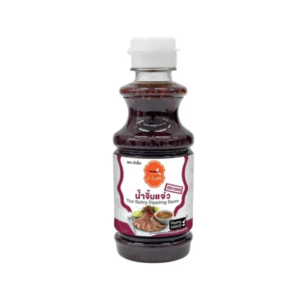 sauce-seasoning-0252 J-Lek (เจ๊เล็ก) น้ําจิ้มแจ่ว ขวดพลาสติก ขนาด 240 กรัม