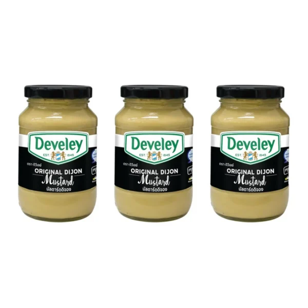Develey (ดิวีเลย์) Dijon Mustard ขนาด 350 กรัม แพ็ค 3 ขวด