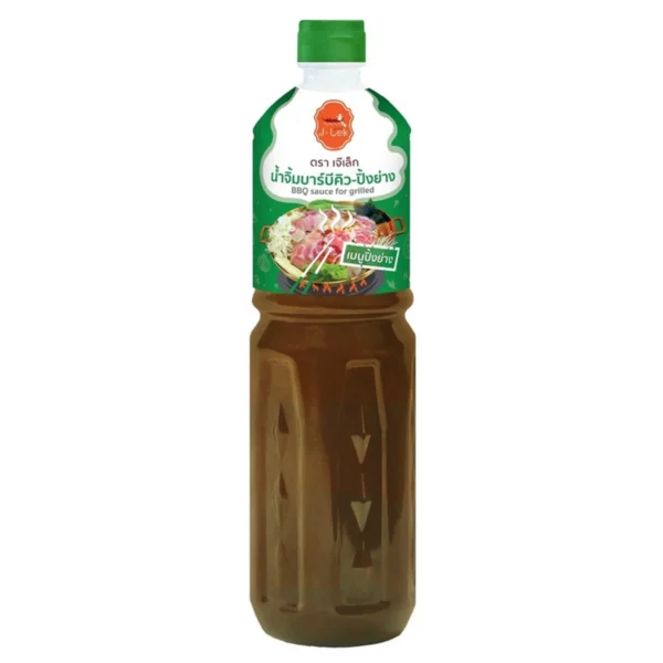 sauce-seasoning-0296 J-Lek (เจ๊เล็ก) น้ําจิ้มบาร์บีคิวปิ้งย่าง (ขวด) ขนาด 1000 กรัม