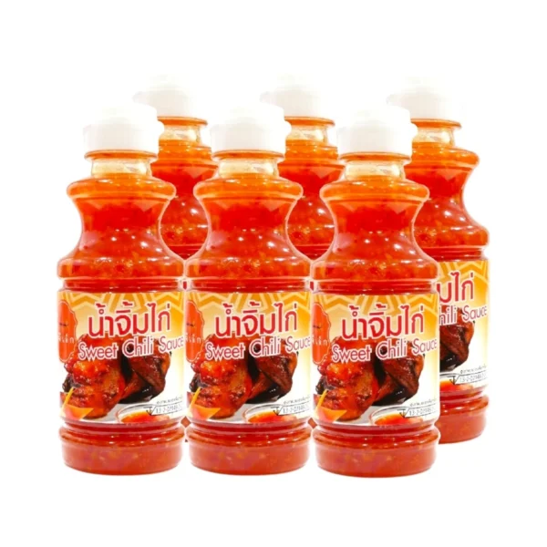 sauce-seasoning-0301 เจ๊เล็ก น้ําจิ้มไก่ ขวดพลาสติก ขนาด 245 กรัม แพ็ค 6 ขวด
