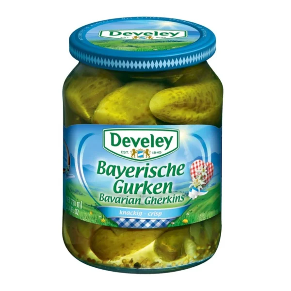 sauce-seasoning-0313 Develey (ดิวีเลย์) Bavarian Gherkins แตงกวาดองใหญ่ ขนาด 670 กรัม