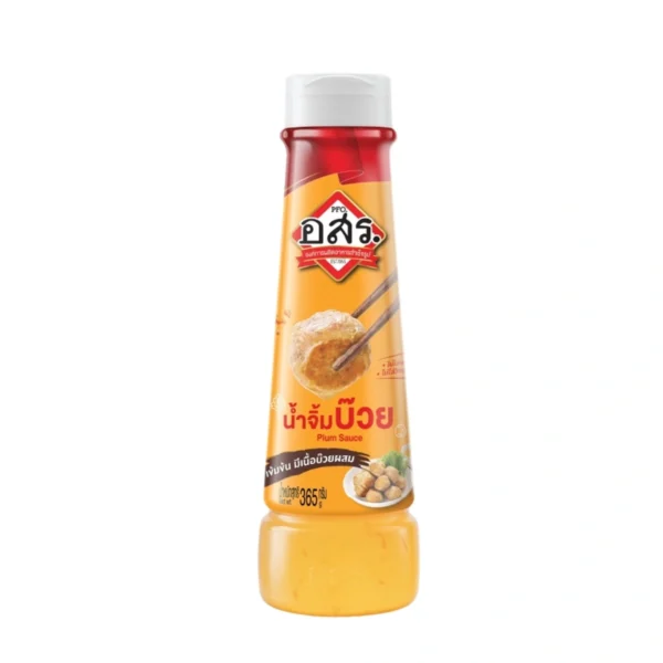 [1 ขวด]อสร. น้ําจิ้มบ๊วย Plum Sauce ขนาด 365 กรัม