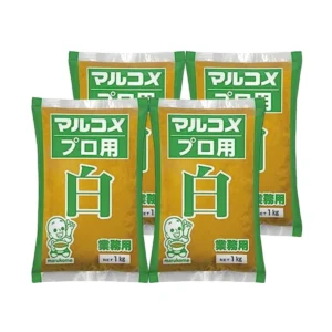 sauce-seasoning-0323 มารุโกเมะ เต้าเจี้ยวบด ชิโระ มิโซะ สูตรถั่วเหลือง ข้าว และเกลือ (ผลิตในประเทศญี่ปุ่น) ขนาด 1 กิโลกรัม x 4 ถุง