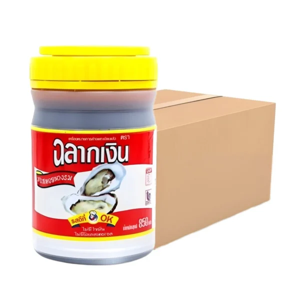 ฉลากเงิน ซอสหอยนางรม 850 ก. x 12