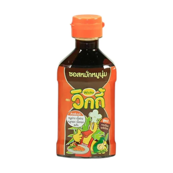 sauce-seasoning-0347 ซอสหมักหมูนุ่ม สูตร 2 กระเทียมพริกไทย ตรา วิกกี้ ขนาด 210 กรัม