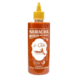 sauce-seasoning-0354 J-Lek (เจ๊เล็ก) ซอสพริกศรีราชา ผสมมัสตาร์ด ขนาด 510 กรัม
