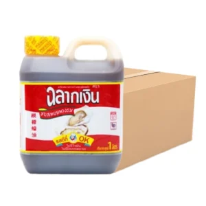 sauce-seasoning-0357 ฉลากเงิน ซอสหอยนางรม 1 ล. x 12