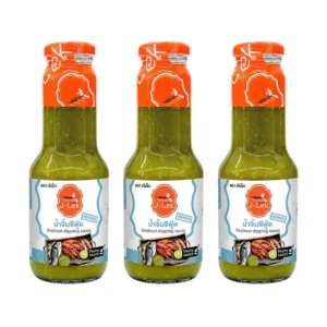 sauce-seasoning-0362 J-Lek (เจ๊เล็ก) น้ําจิ้มซีฟู้ด ขนาด 345 กรัม แพ็ค 3 ขวด