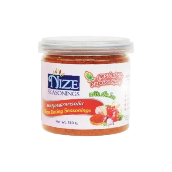 sauce-seasoning-0436 NIZE ผงไนซ ผงปรุงรสคีโต ไม่มีผงชูรส ไม่มีน้ําตาล สูตรปาปริก้า (PAP)