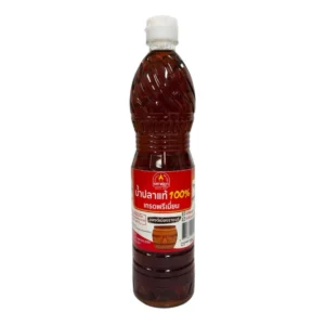 sauce-seasoning-0452 น้ําปลาแท้ 100% ตราชฎา เกรดพรีเมี่ยม 700ml. ไม่ใส่ผงชูรส ไม่ใส่วัตถุกันเสีย ผสมไอโอดีนมีประโยชน์