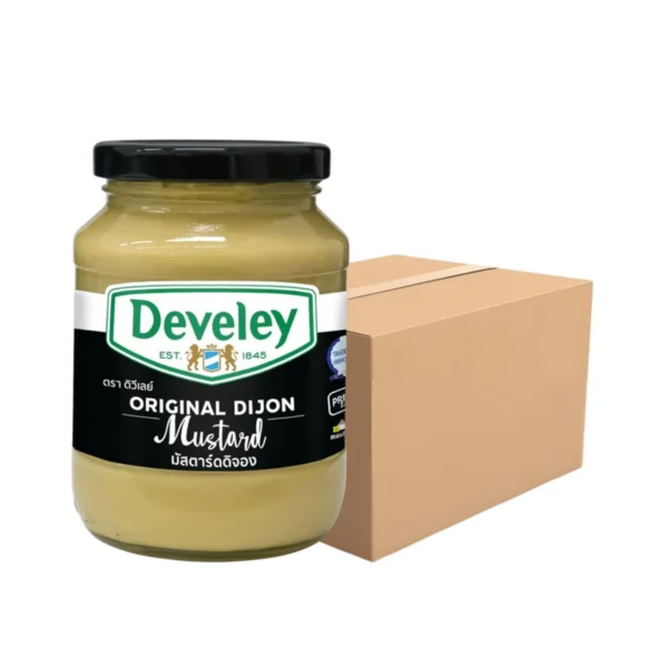 Develey (ดิวีเลย์) Dijon Mustard ขนาด 350 กรัม แพ็ค 6 ขวด