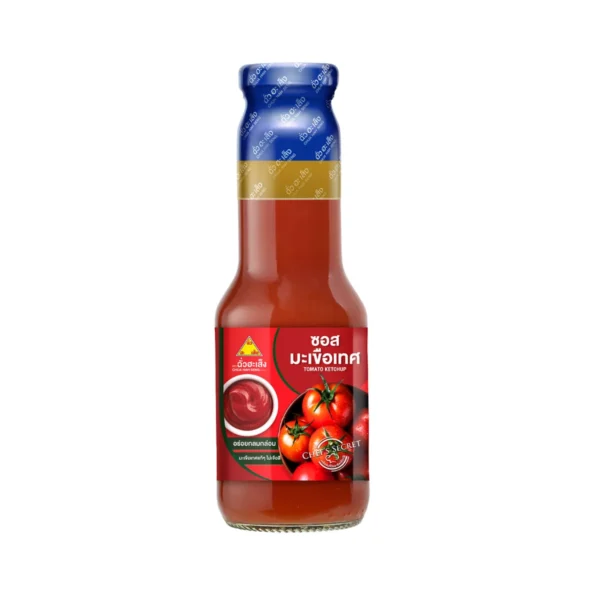 sauce-seasoning-0469 ฉั่วฮะเส็ง ซอสมะเขือเทศ 330 กรัม (แบบขวด)