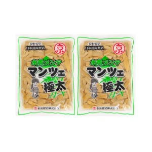 sauce-seasoning-0471 เคอิฮิน หน่อไม้ต้มสุกในน้ําเปล่า เคอิฮิน มิซุนิ เมนมะ ไม่ปรุงรส หั่นชิ้นหนา (ผลิตในประเทศญี่ปุ่น) ขนาด 850 กรัม x 2 ถุง