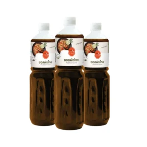 sauce-seasoning-0473 เจ๊เล็ก ซอสผัดไทย (ขวดพลาสติก) ขนาด 1150 กรัม แพ็ค 3 ขวด